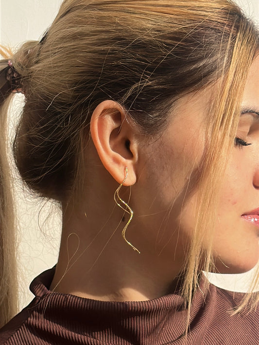 Golden Wave Drops Earpiece
