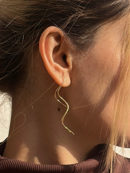 Golden Wave Drops Earpiece