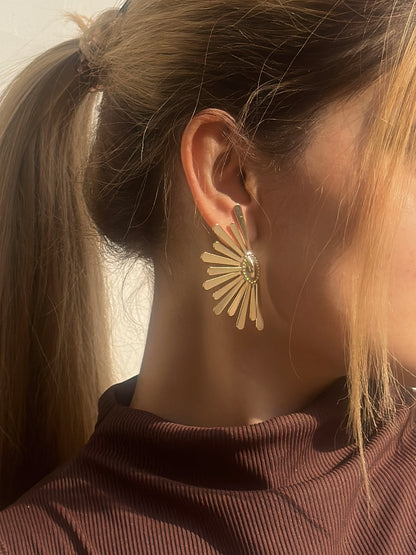 Golden Sunrays Earpiece