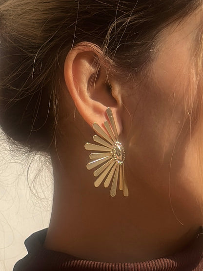 Golden Sunrays Earpiece