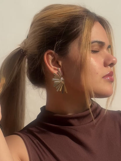 Golden Sunrays Earpiece